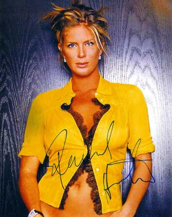 rachel hunter age. Rachel Hunter autographed