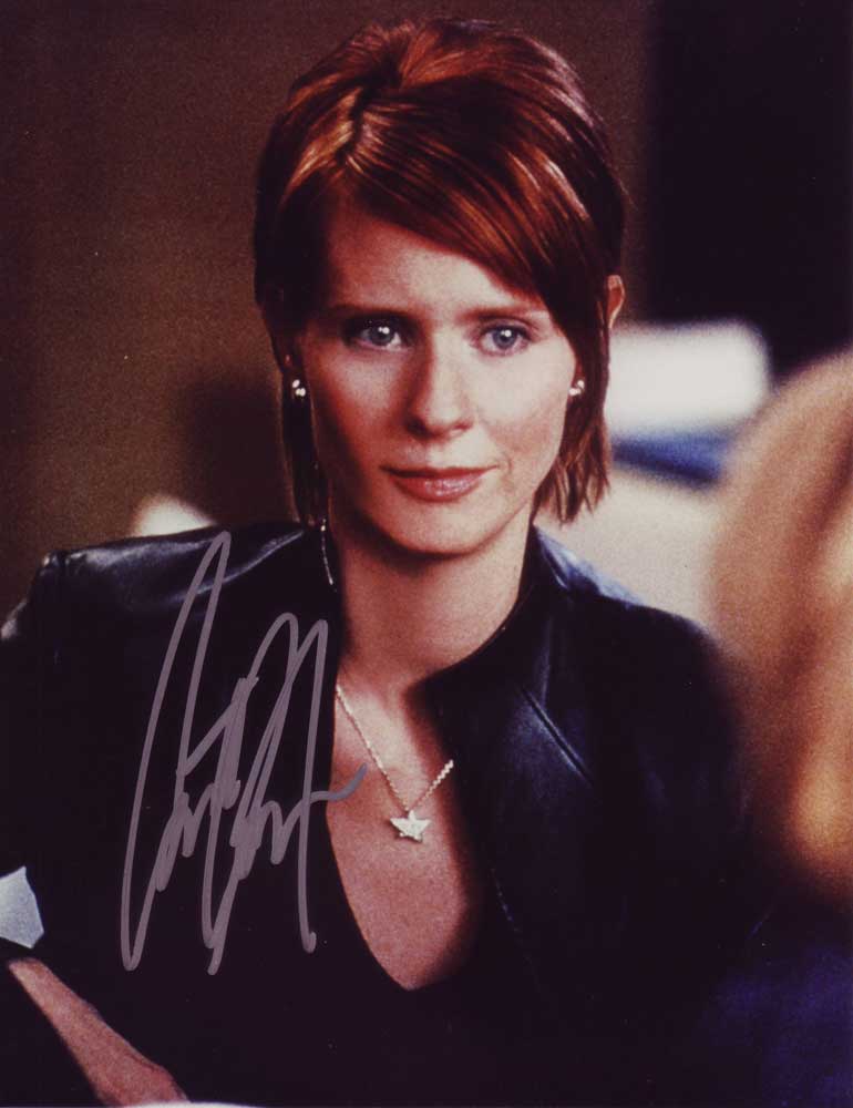 Cynthia Nixon in-person autographed photo