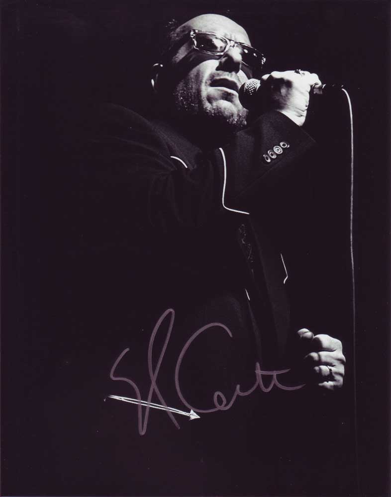 Elvis Costello in-person autographed photo