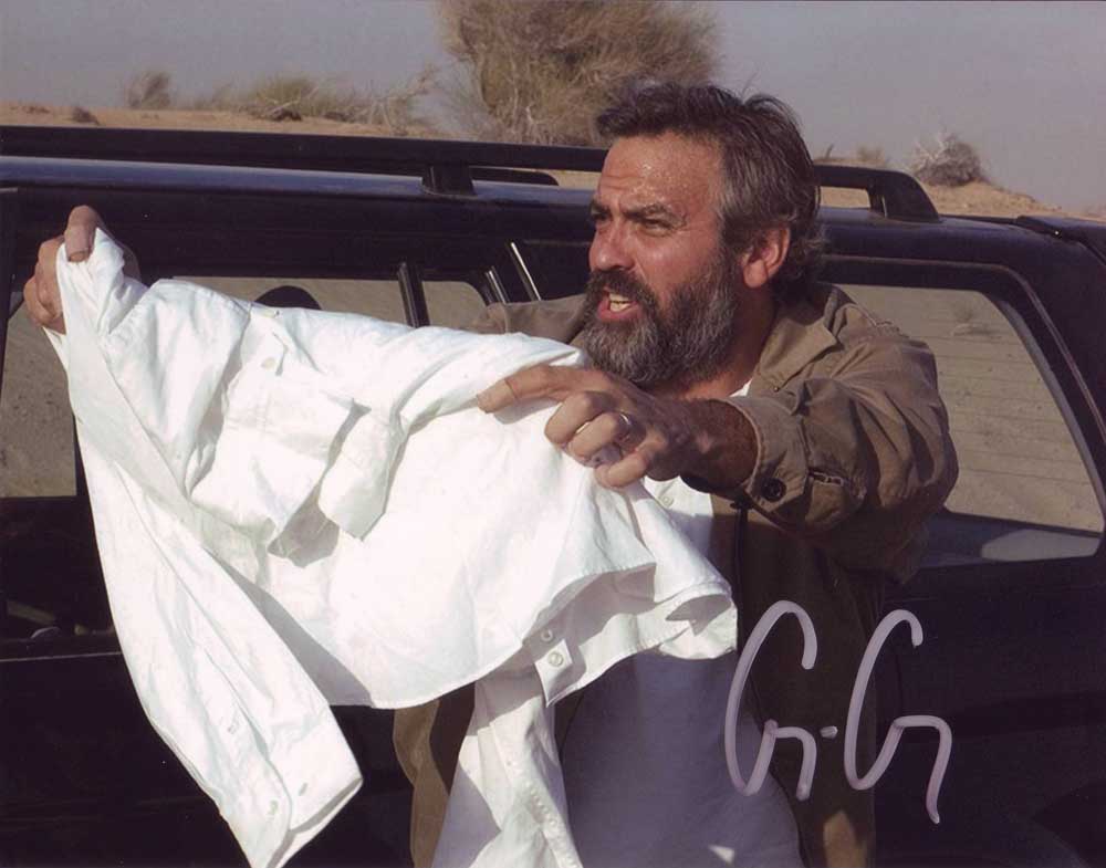 George Clooney in-person autographed photo