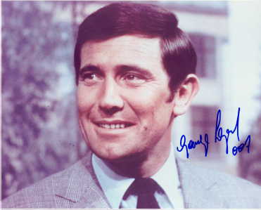 George Lazenby in-person autographed photo