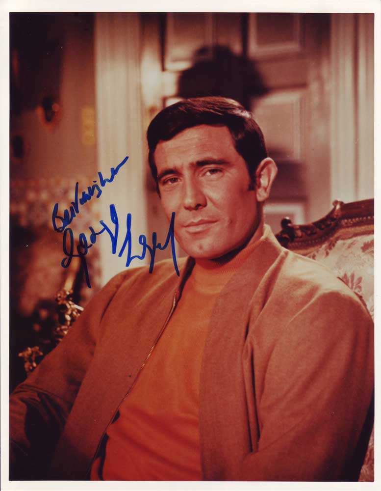 George Lazenby in-person autographed photo