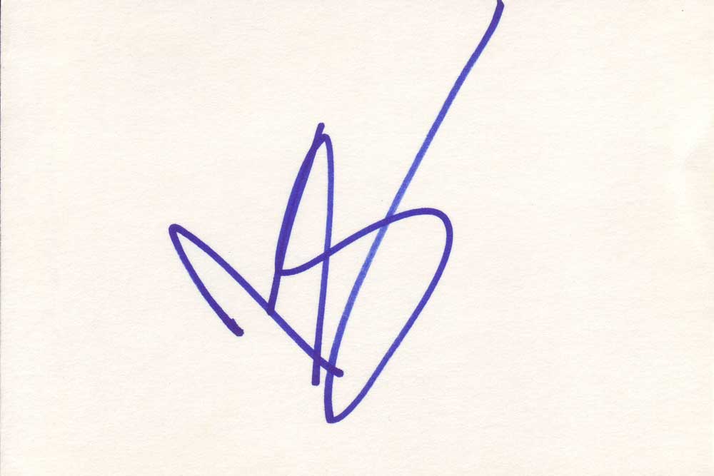 Jason Schwartzman Autographed Index Card