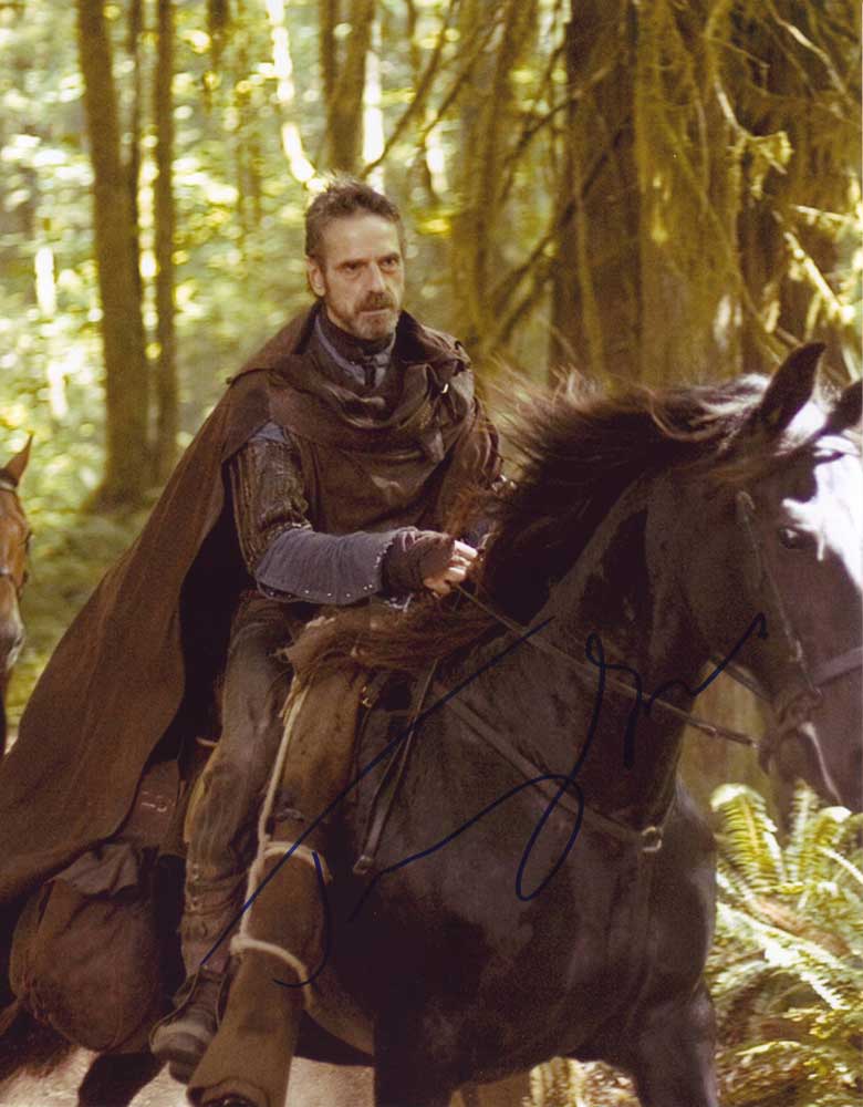 Jeremy Irons in-person autographed photo