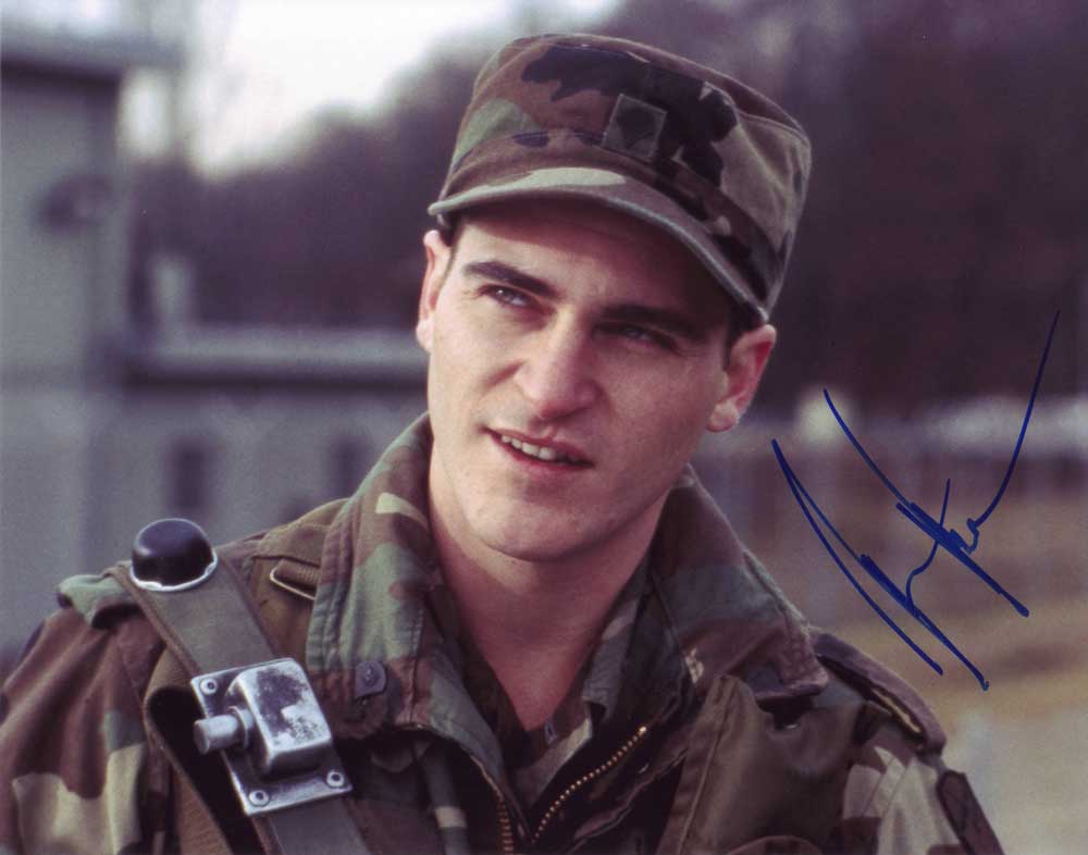 Joaquin Phoenix in-person autographed photo