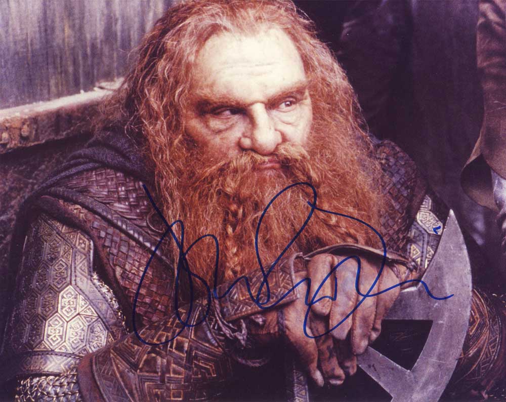 John Rhys-Davies in-person autographed photo