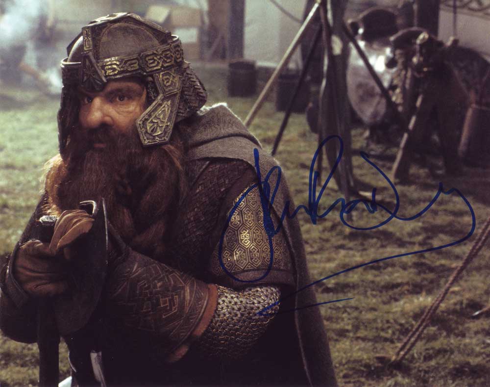 John Rhys Davies In Person Autographed Photo From Lord Of The Rings