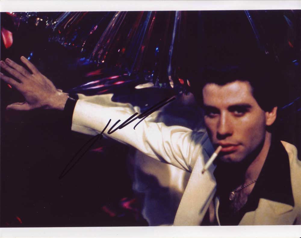 John Travolta in-person autographed photo