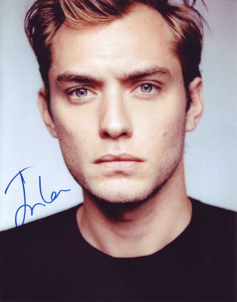 Jude Law in-person autographed photo