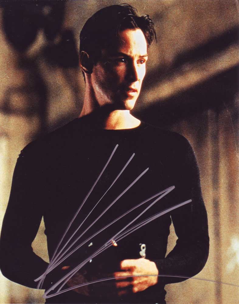 Keanu Reeves in-person autographed photo