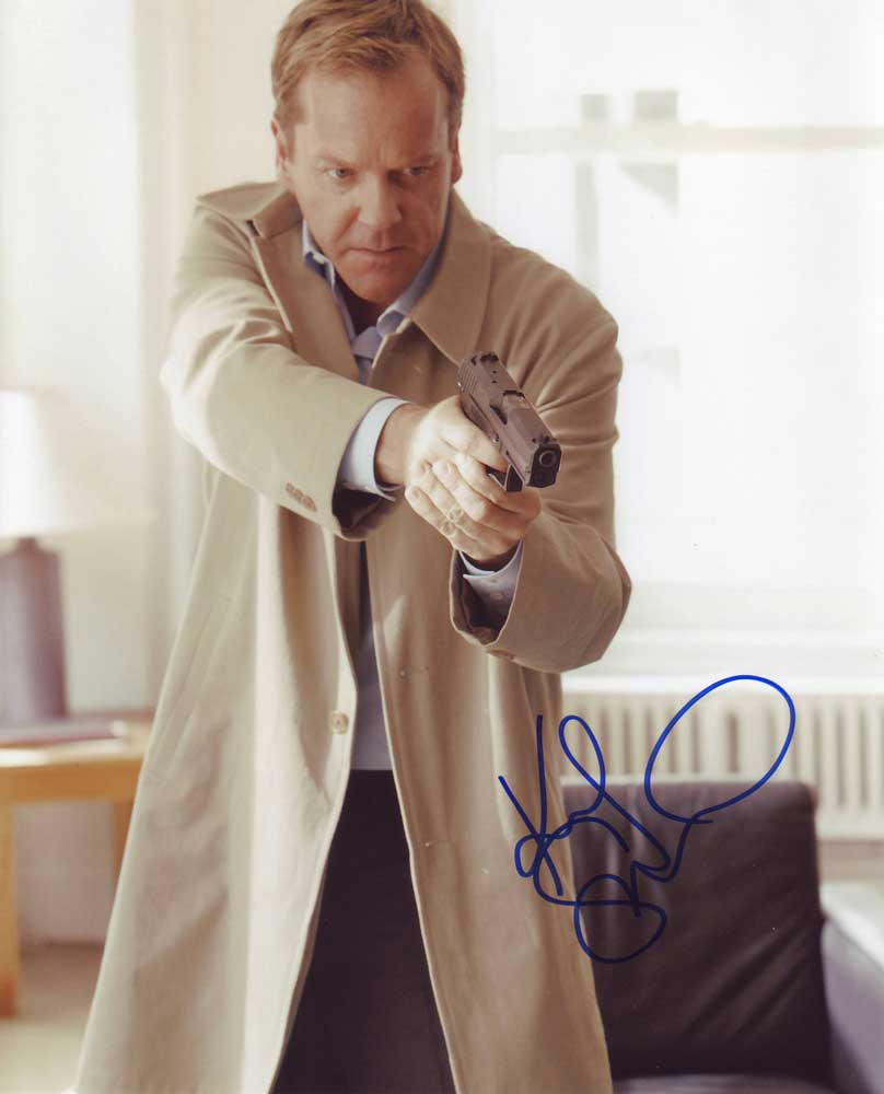 Kiefer Sutherland in-person autographed photo