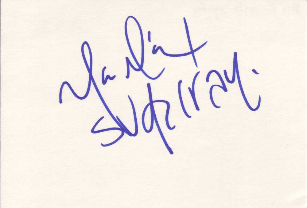 Mark McGrath Autographed Index Card