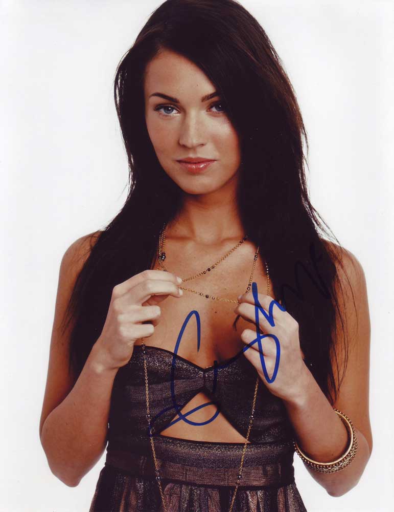 Megan Fox in-person autographed photo