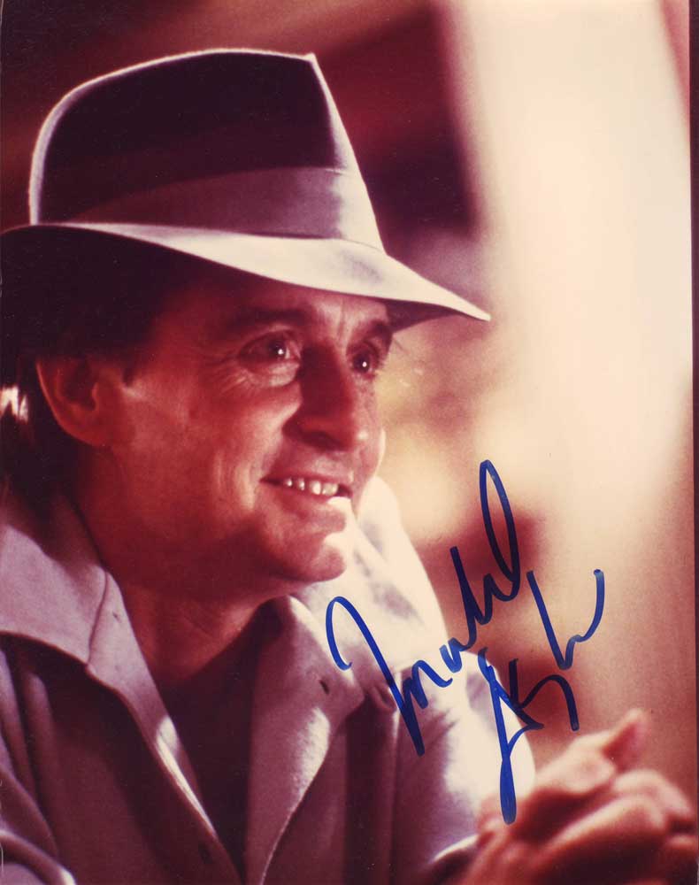 Michael Douglas in-person autographed photo