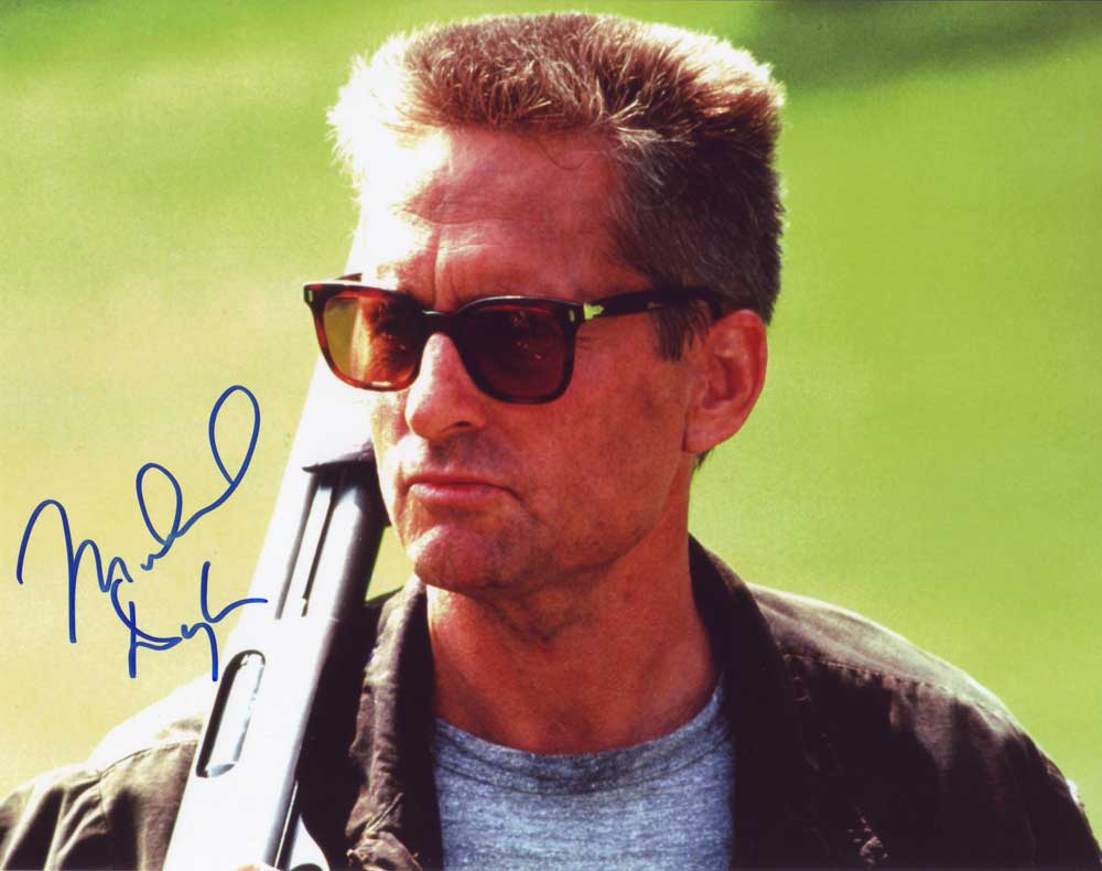 Michael Douglas in-person autographed photo