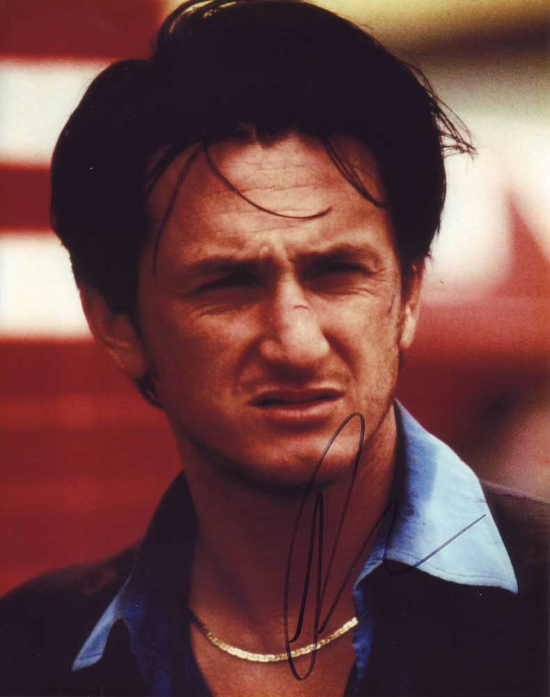 Sean Penn in-person autographed photo