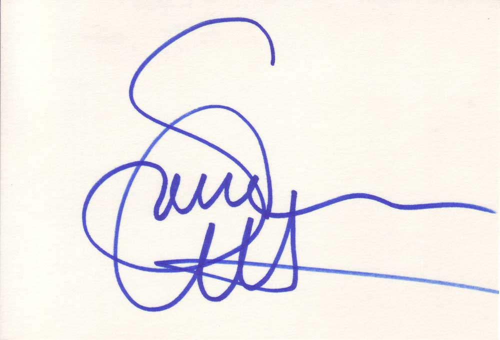 Summer Altice Autographed Index Card