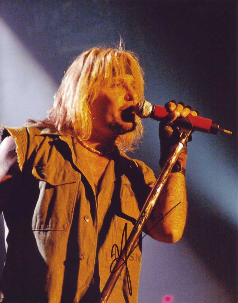 Vince Neil in-person autographed photo