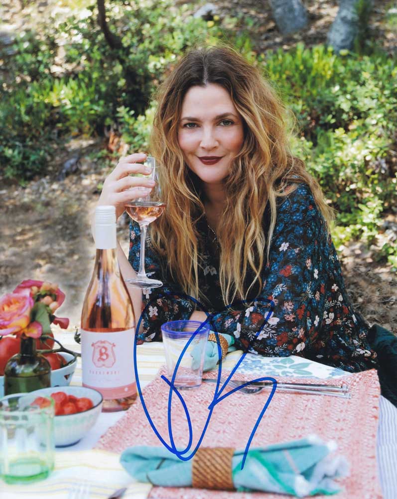 Drew Barrymore in-person autographed photo