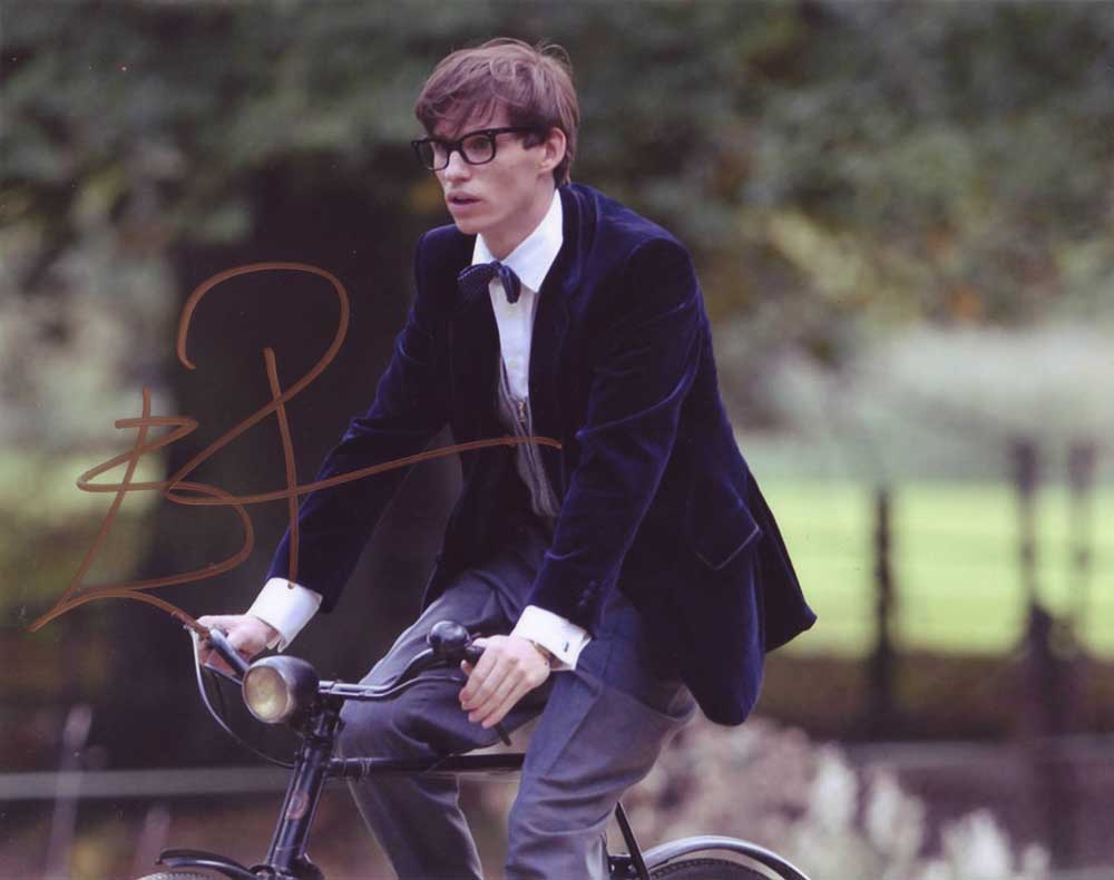 Eddie Redmayne in-person autographed photo