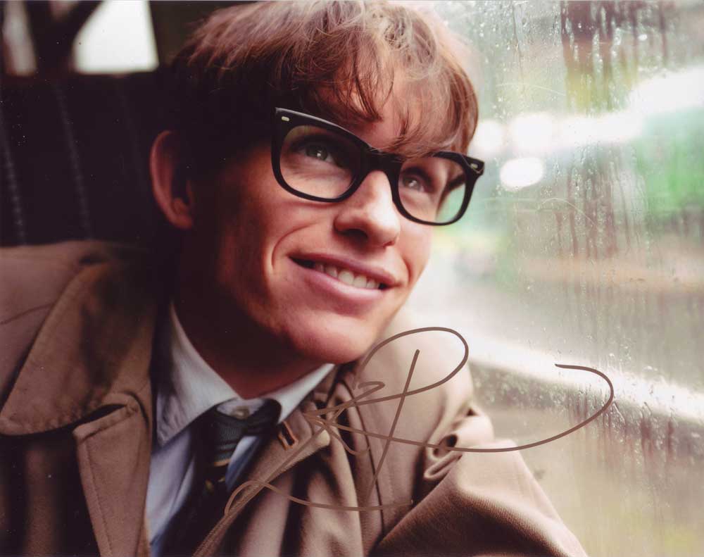 Eddie Redmayne in-person autographed photo