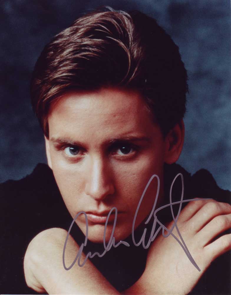 Emilio Estevez in-person autographed photo