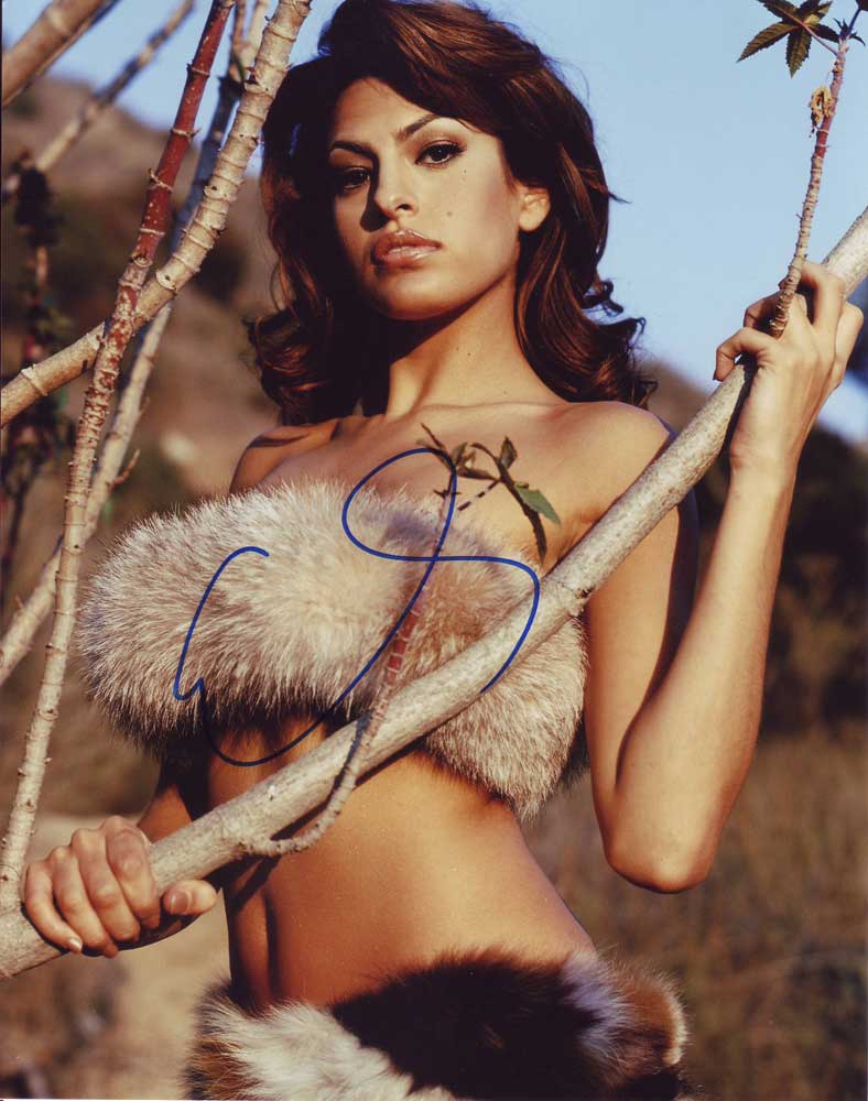 Eva Mendes in-person autographed photo