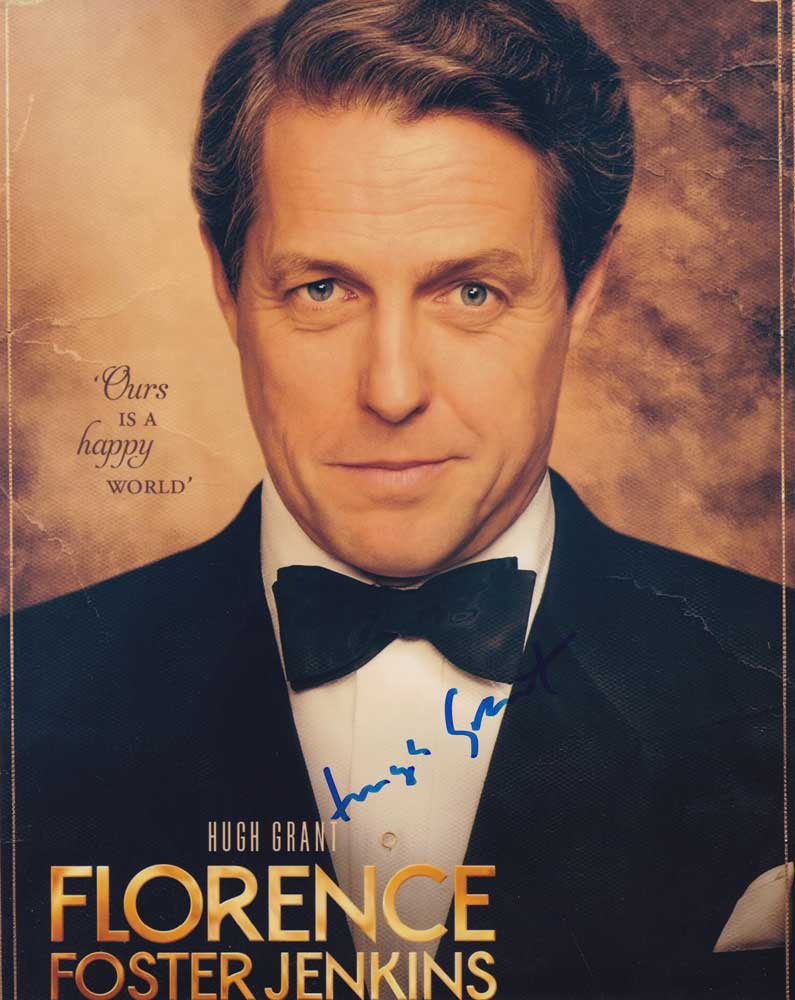 Hugh Grant in-person autographed photo