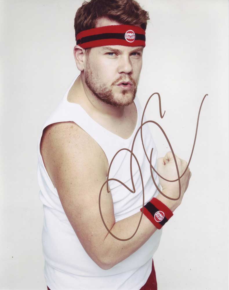 James Corden in-person autographed photo