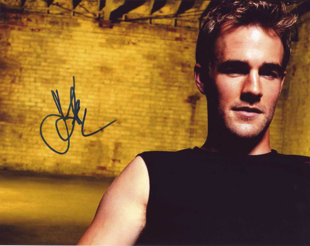 James Van Der Beek in-person autographed photo