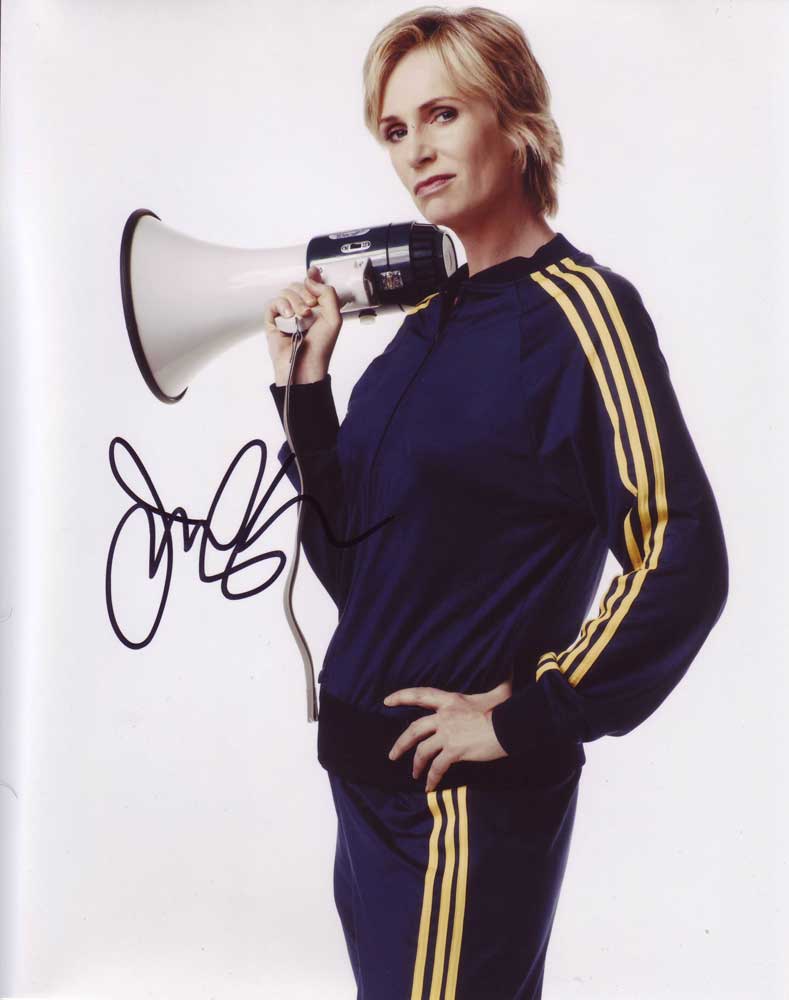 Jane Lynch in-person autographed photo