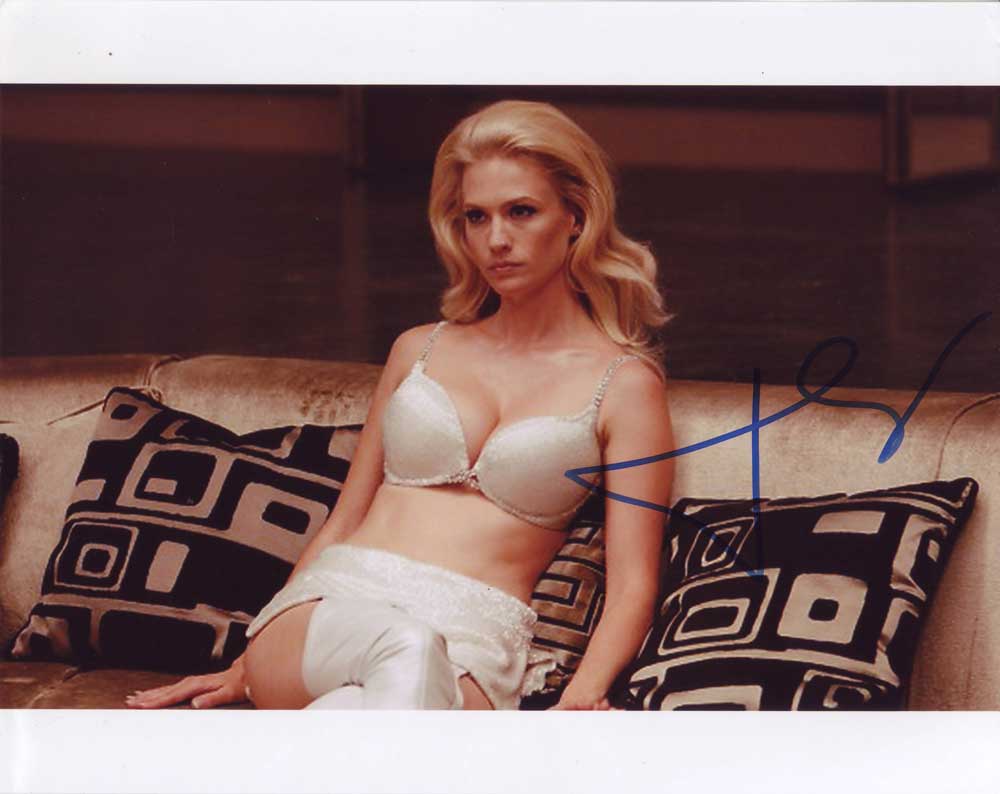 January Jones in-person autographed photo