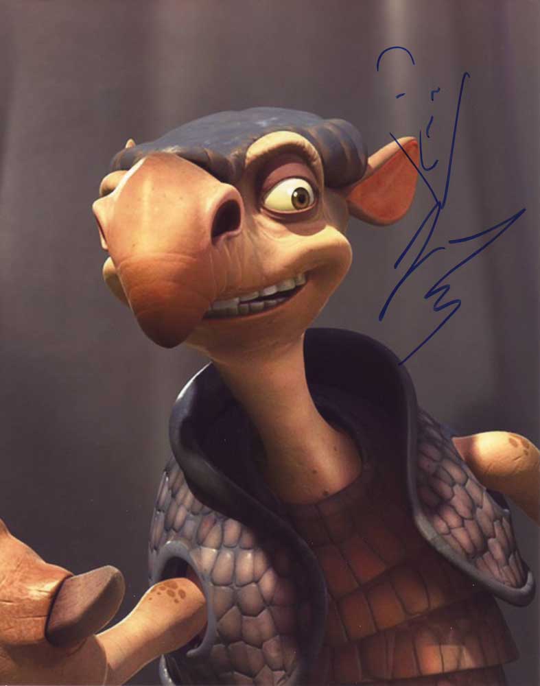 AWESOME color animated photo from Ice Age autographed by this American come...