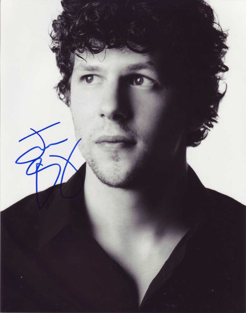 Jesse Eisenberg in-person autographed photo