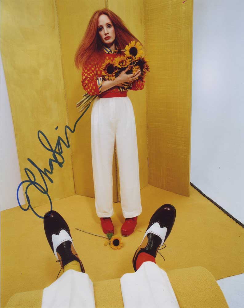 Jessica Chastain in-person autographed photo