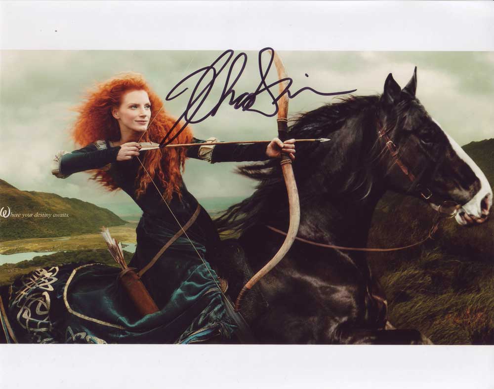 Jessica Chastain in-person autographed photo