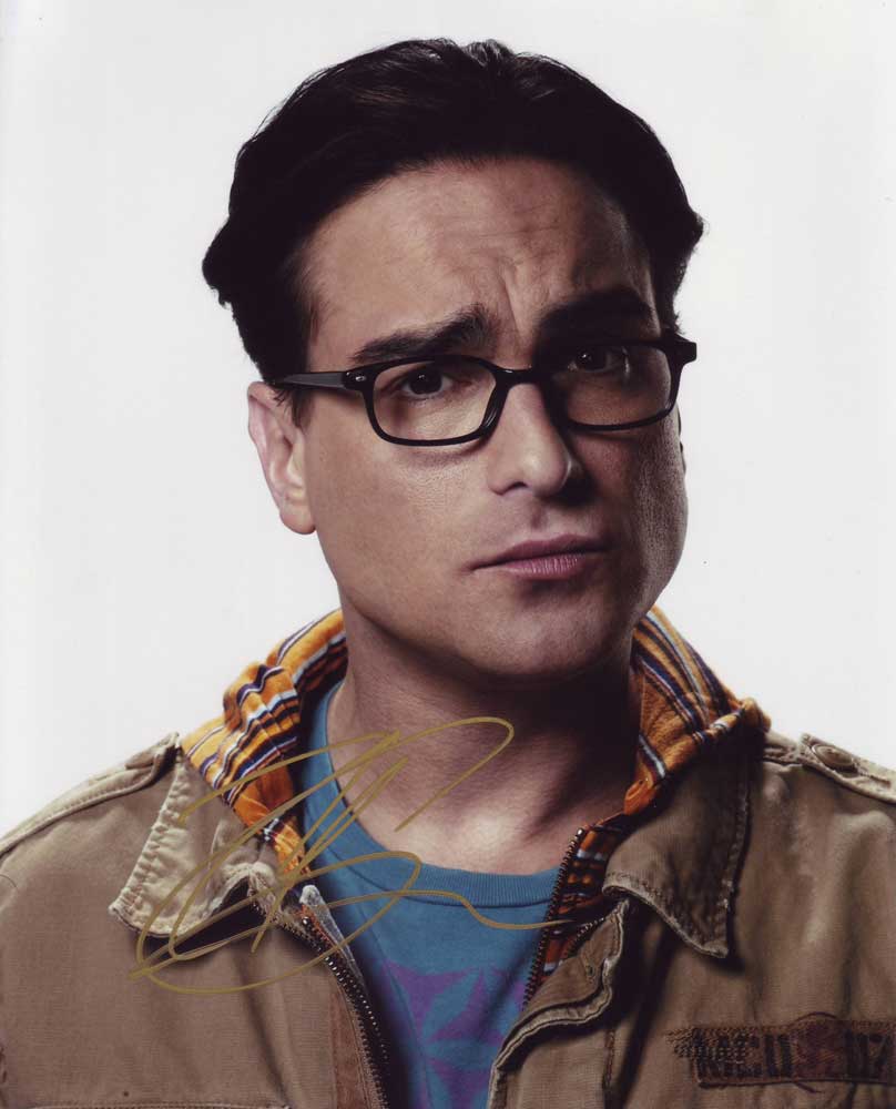 Johnny Galecki in-person autographed photo