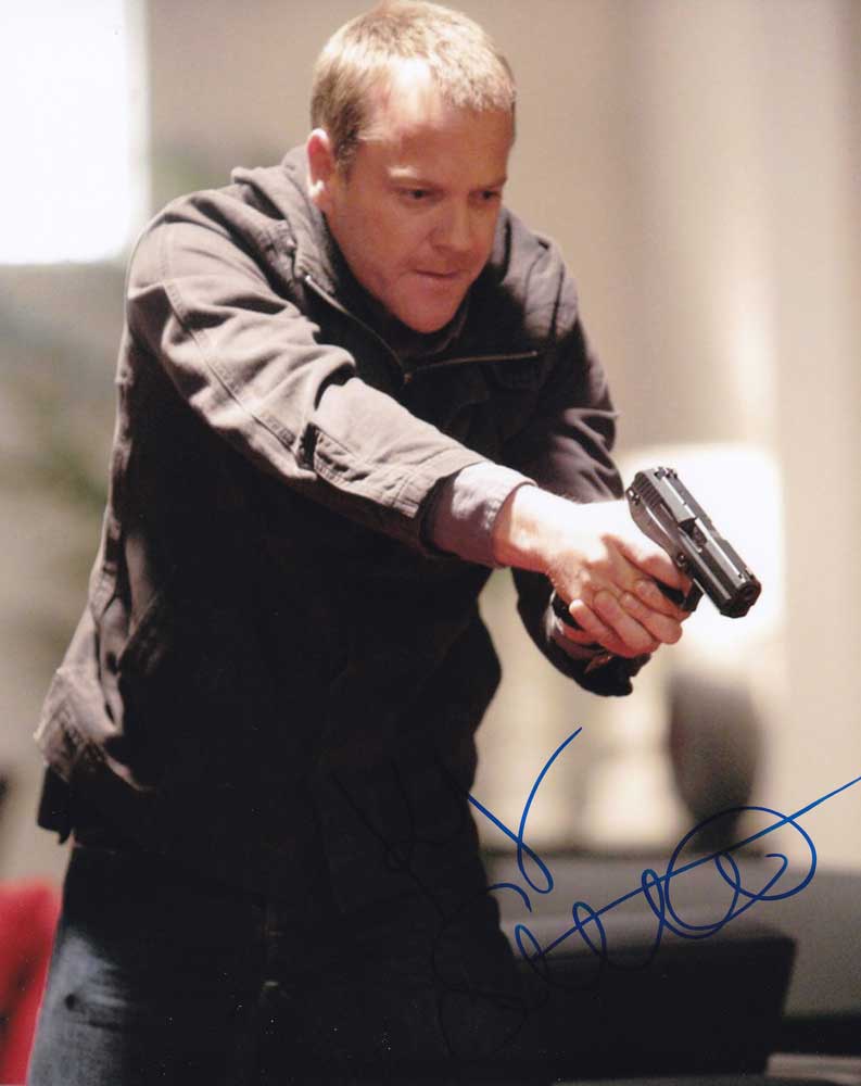 Kiefer Sutherland in-person autographed photo