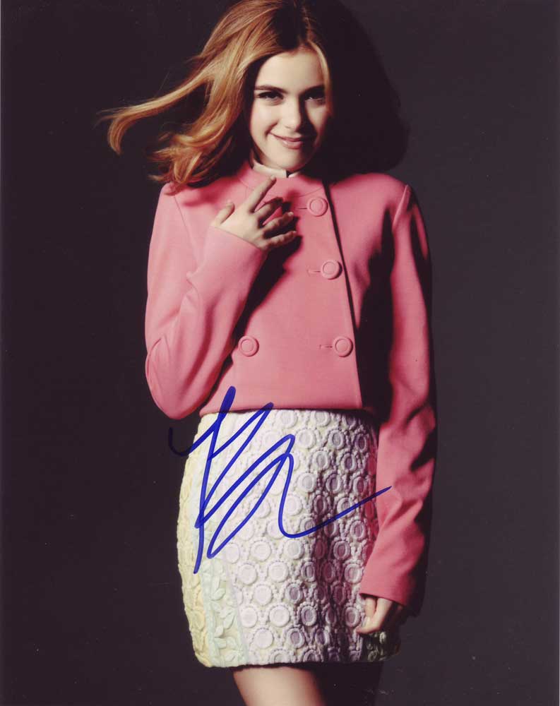 Kiernan Shipka in-person autographed photo