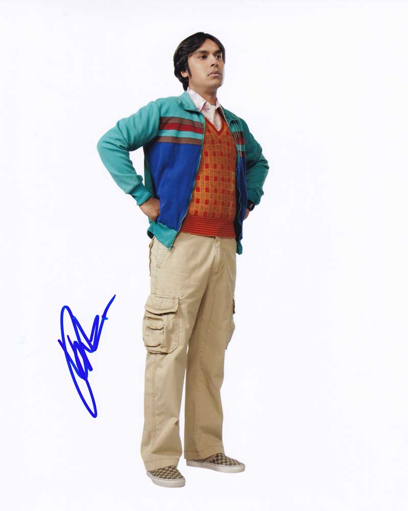 Kunal Nayyar In-person Autographed Photo