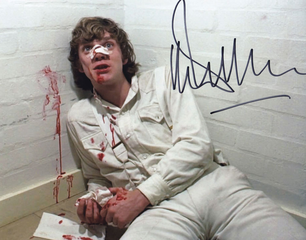 Malcolm McDowell in-person autographed photo A Clockwork Orange