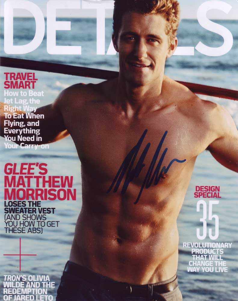 Matthew Morrison in-person autographed photo