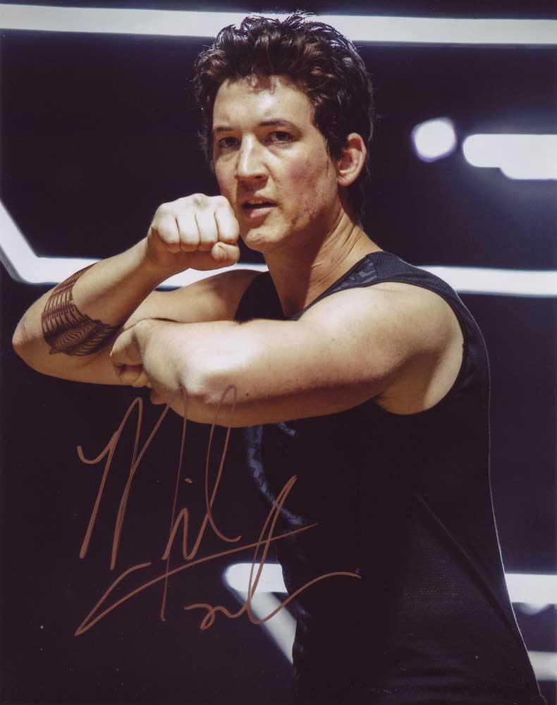 Miles Teller in-person autographed photo Divergent