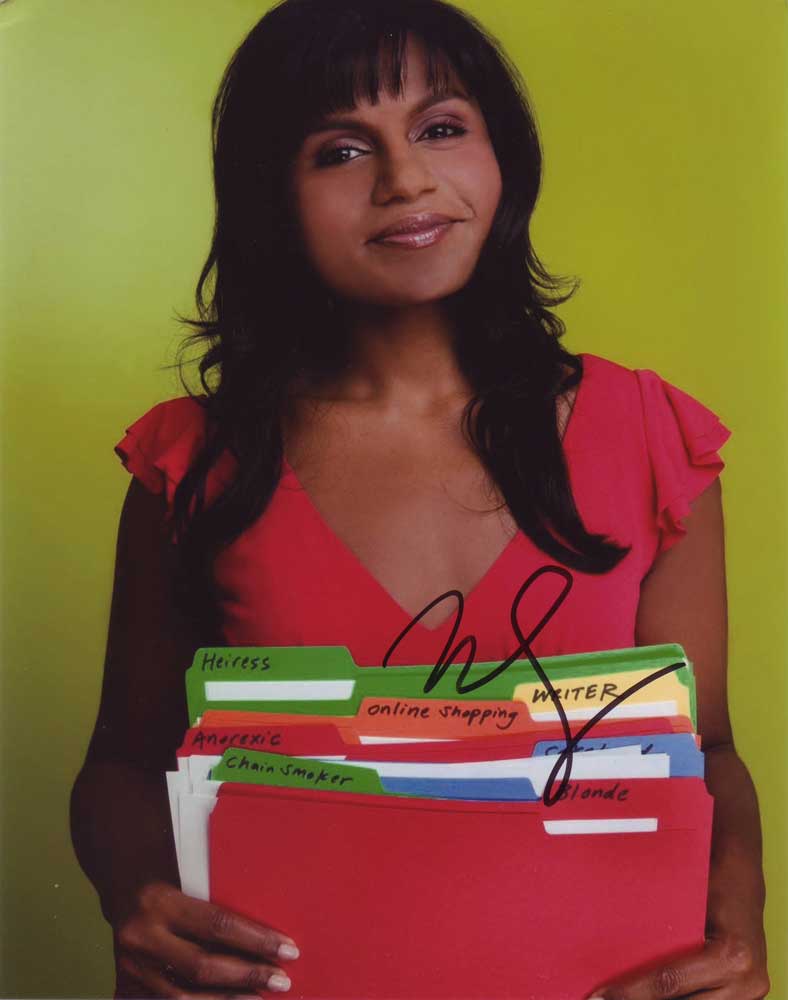 Mindy Kaling in-person autographed photo