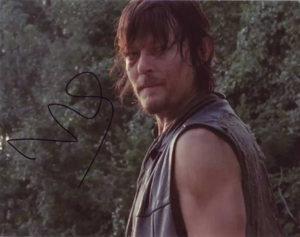 Norman Reedus In-person Autographed Photo The Walking Dead