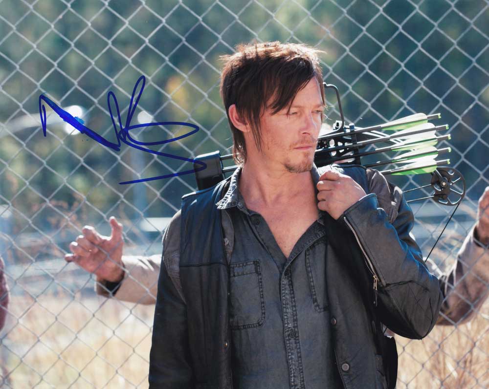 Norman Reedus In-person Autographed Photo The Walking Dead