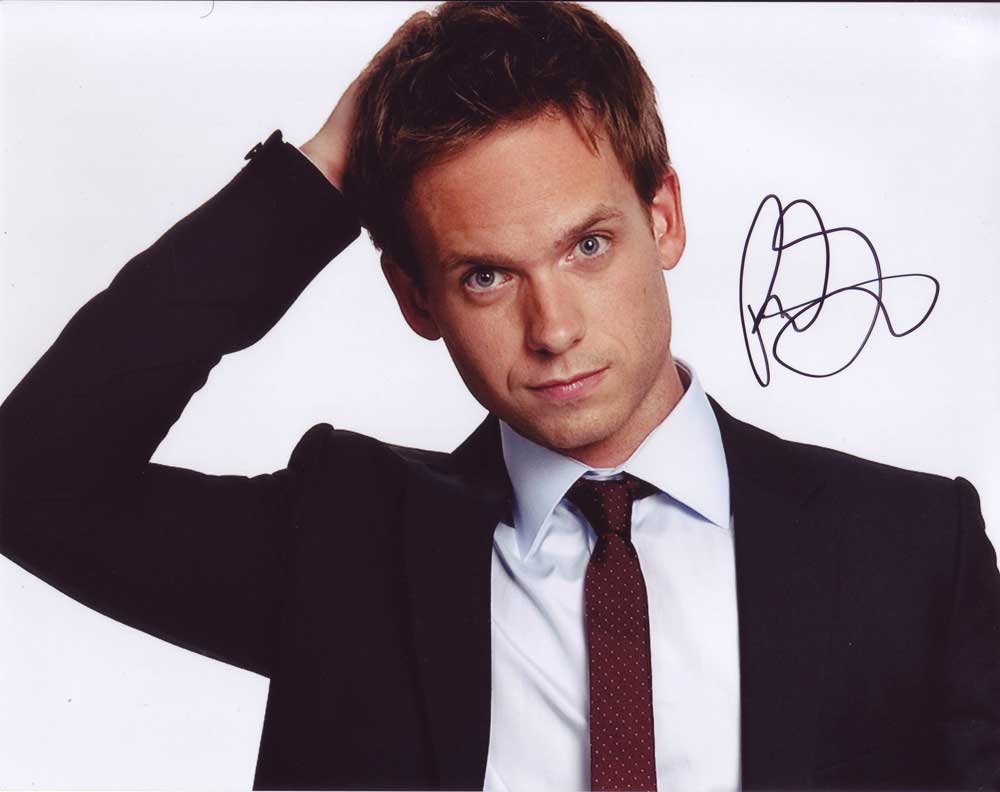 Patrick J. Adams in-person autographed photo