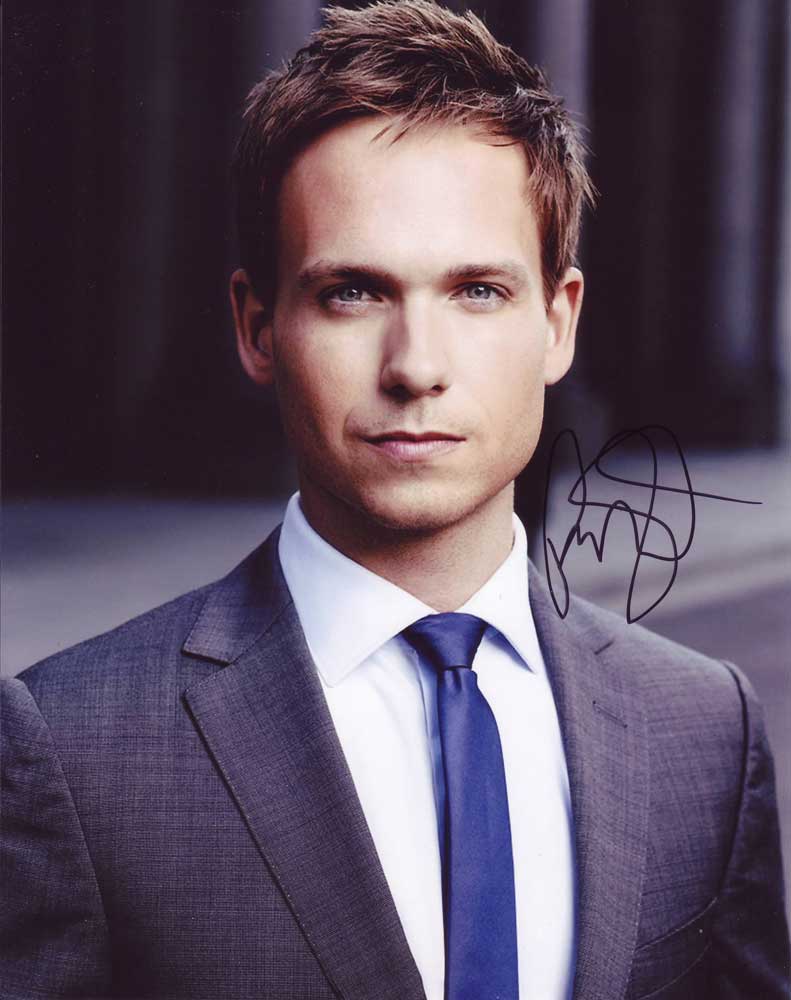 Patrick J. Adams in-person autographed photo