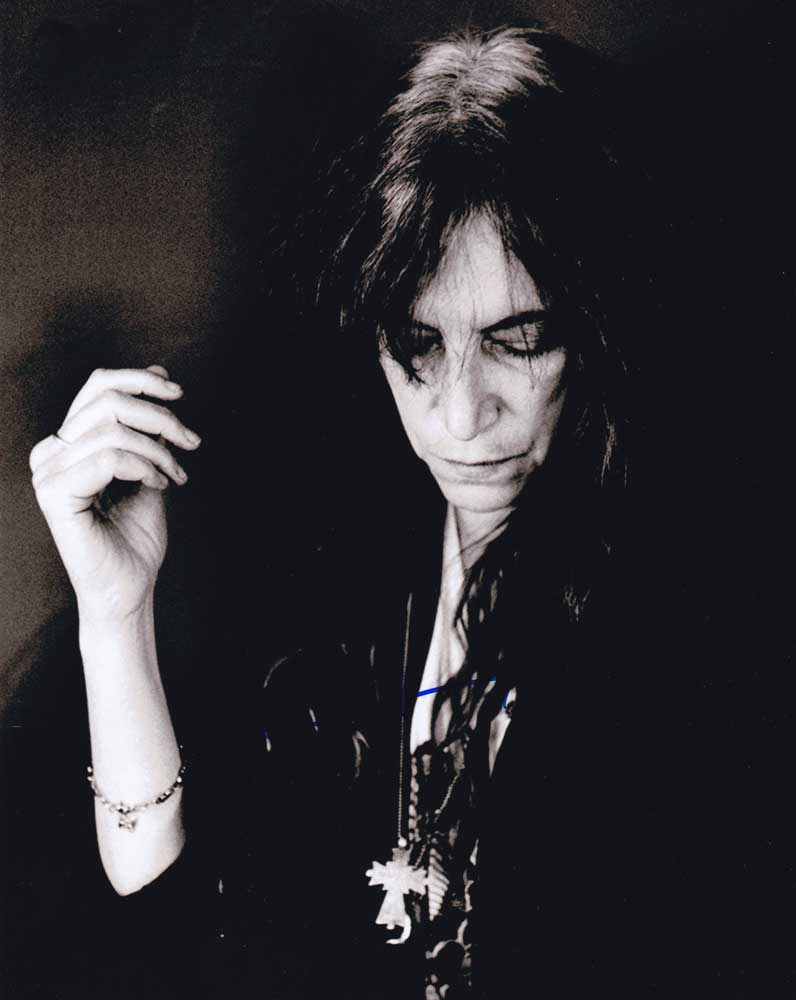 Patti Smith in-person autographed photo