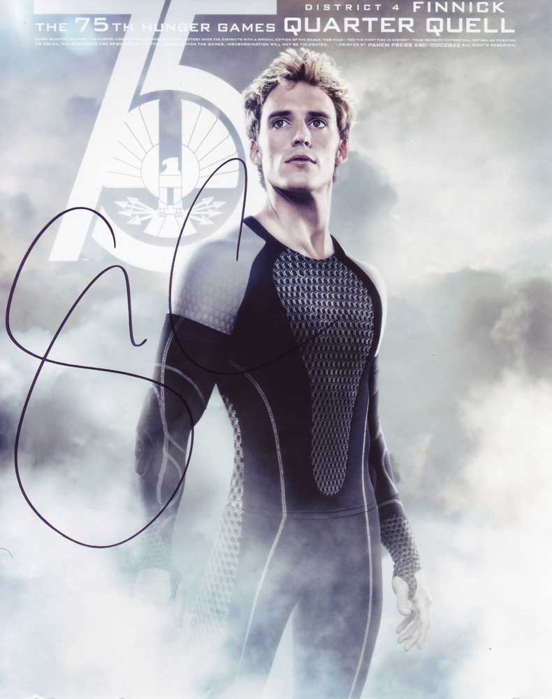 Sam Claflin in-person autographed photo Hunger Games